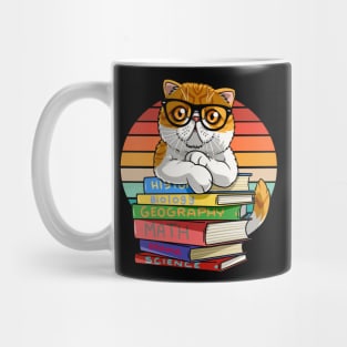 Exotic Shorthair Cat Back To School Teacher's Pet Mug